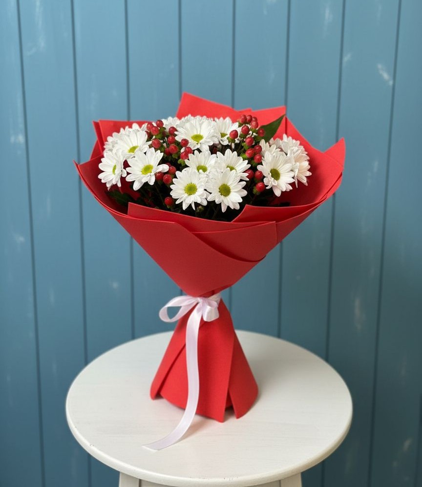 Букет цветов из: Хризантемы в Федоровском