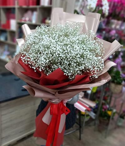 Букет цветов из: Гипсофила в Федоровском