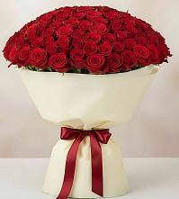 Букет 101 Красная роза Милано в Федоровском