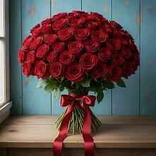Букет Красные розы Блэк Меджик в Федоровском