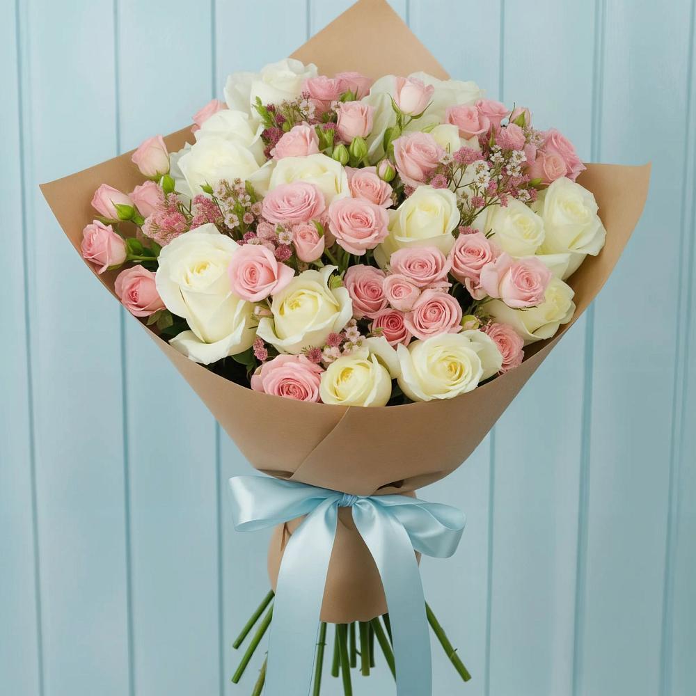 Букет цветов из: Розы в Федоровском