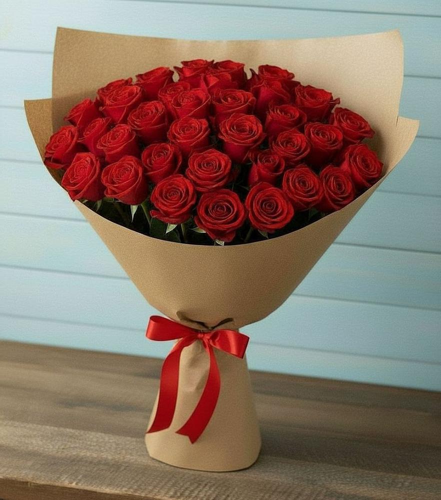 Букет Красные розы Милано в Федоровском