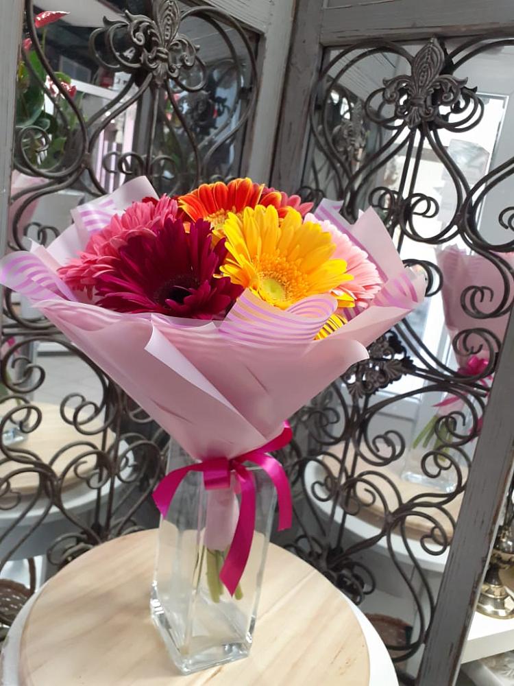 Букет цветов из: Герберы в Федоровском