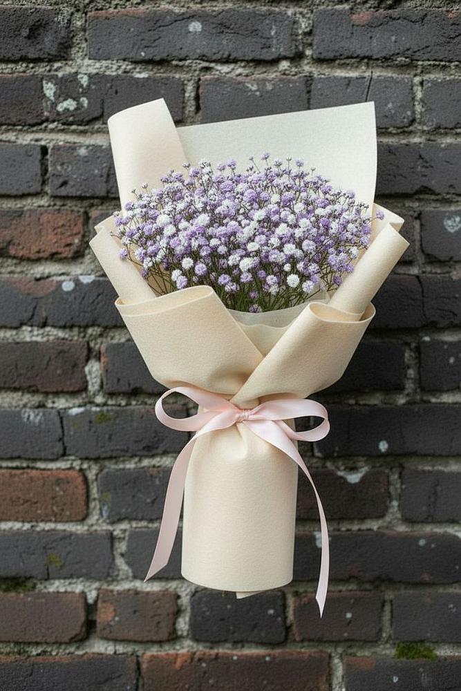 Букет цветов из: Гипсофила в Федоровском