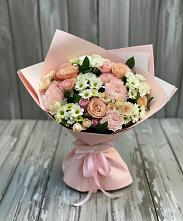 Букет цветов из:  Гвоздики, Розы и Хризантемы в Федоровском