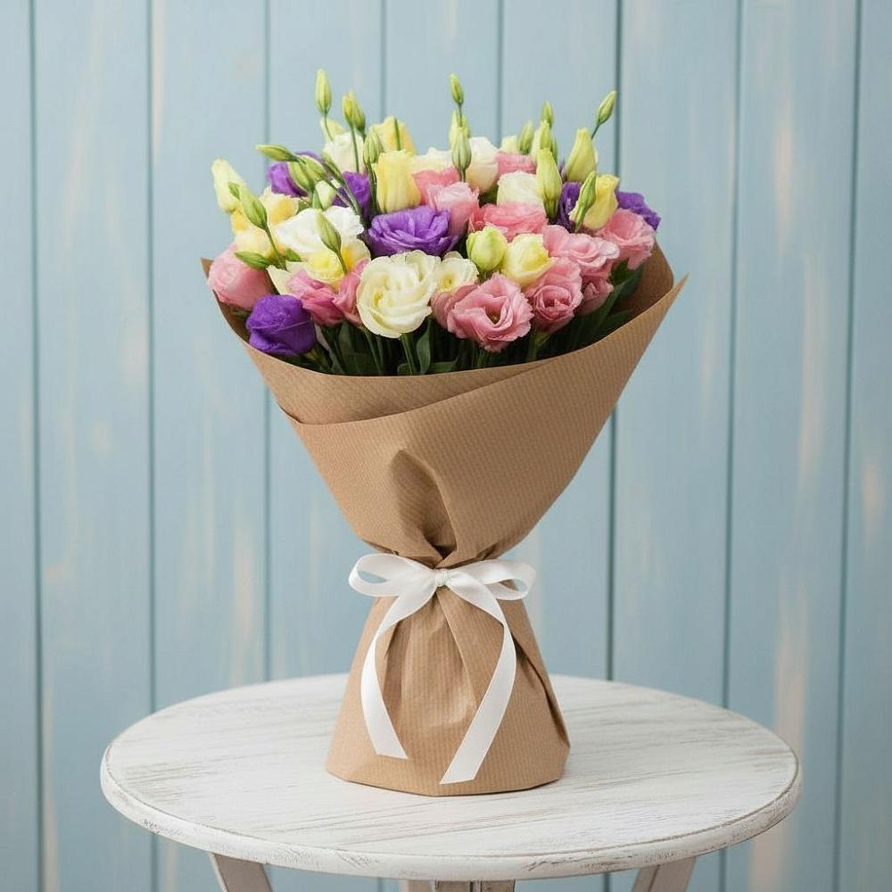 Букет цветов из: Лизиантусы в Федоровском