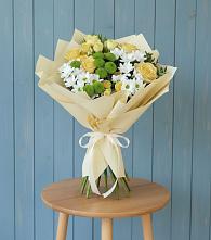 Букет цветов из:  Хризантемы и Розы в Федоровском