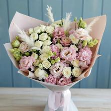 Букет цветов из:  Альстромерии и Розы в Федоровском